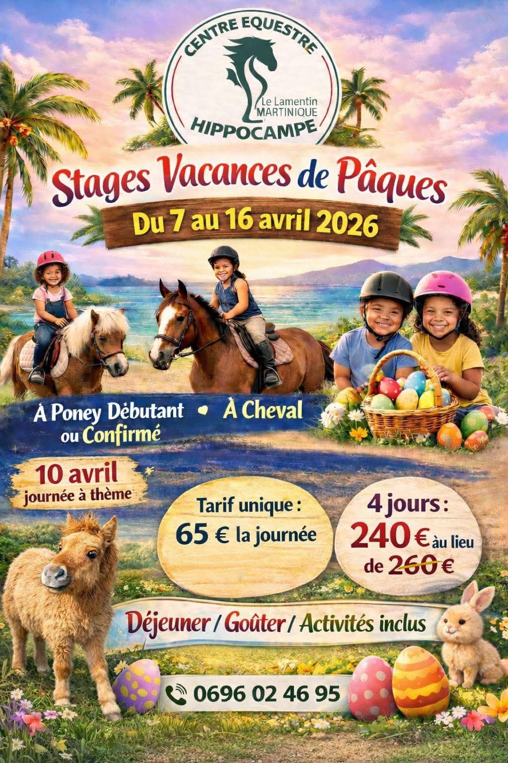 Stage Équitation Pâques - Hippocampe (Semaine 2) à Le Lamentin – Le Guide Timoun