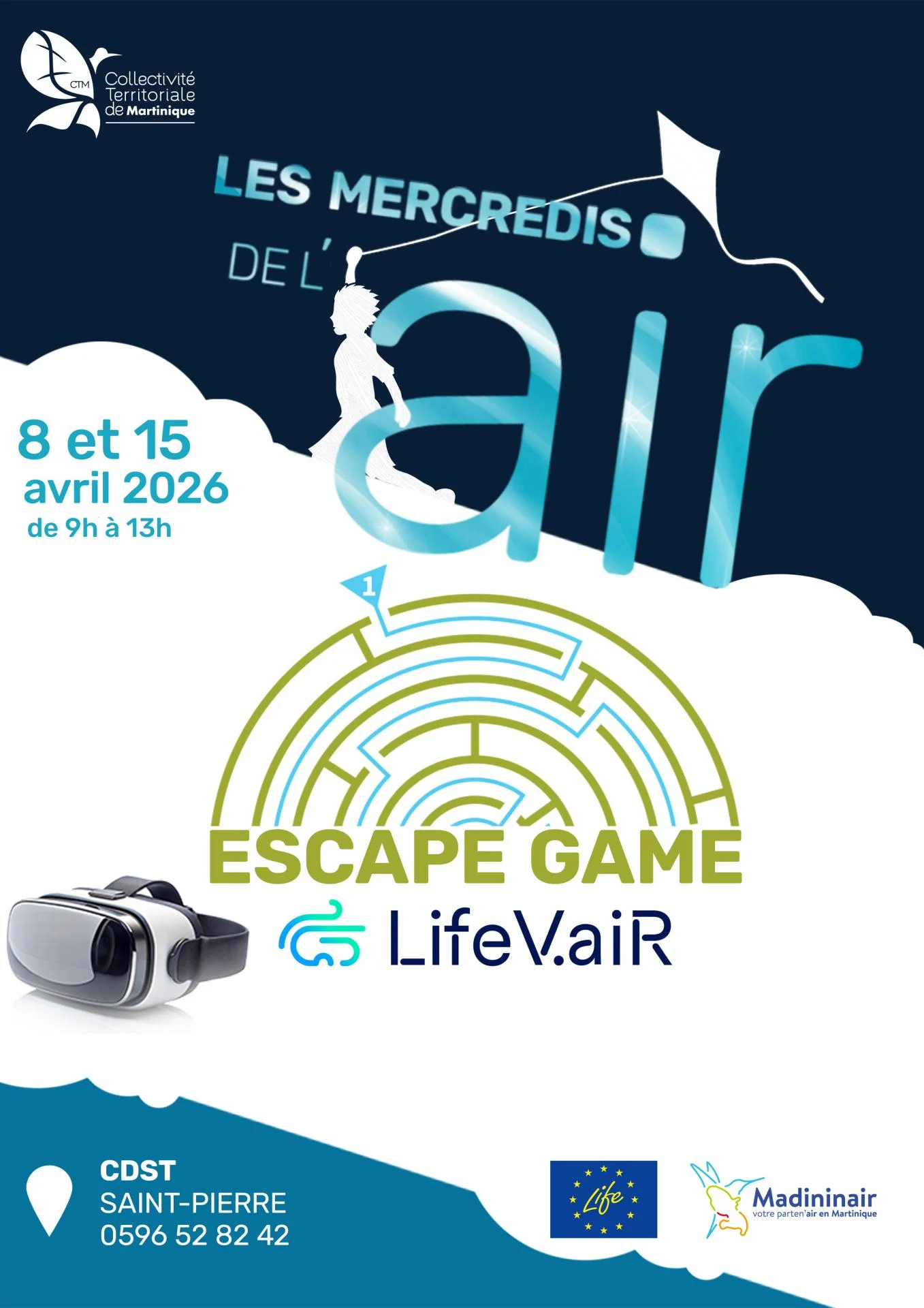 Mercredis de l'Air – Escape Game VR LifeV.aiR (15 avril) à Saint-Pierre