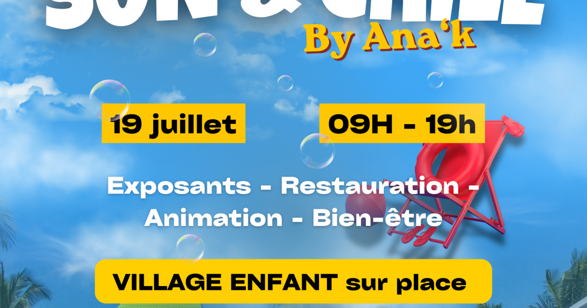 Sun & chill by ana'k à Le vauclin – Le Guide Timoun