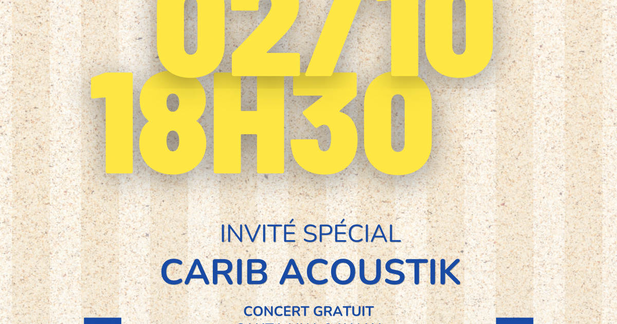 Concert gratuit en plein air à Santa Lina et Kalua vendredi 2 octobre
