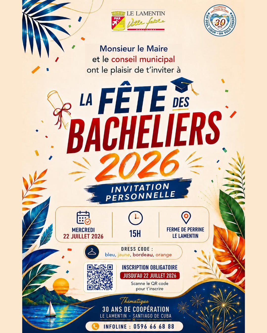 La Fête des Bacheliers 2026 à Le Lamentin – Le Guide Timoun