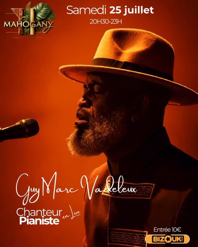 Guy Marc Vadeleux en concert au Mahogany Lounge à Martinique – Le Guide Timoun