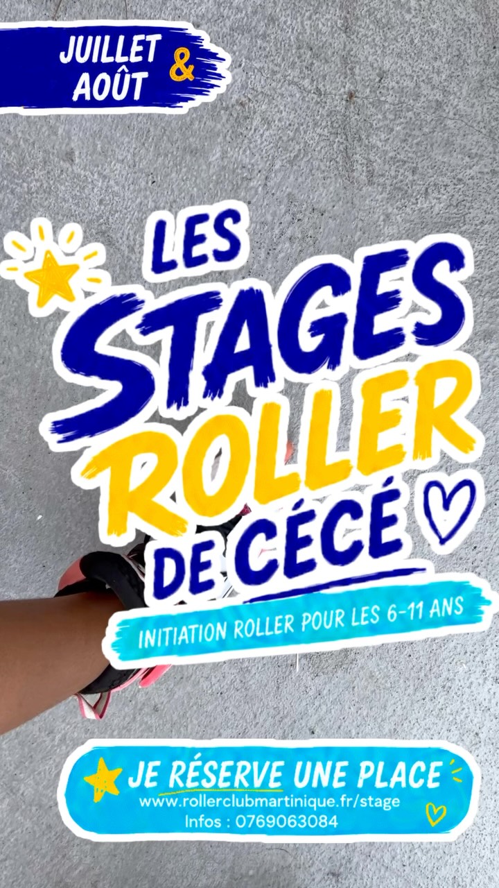 Stages Roller de Cécé pour enfants de 6 à 11 ans à Martinique – Le Guide Timoun