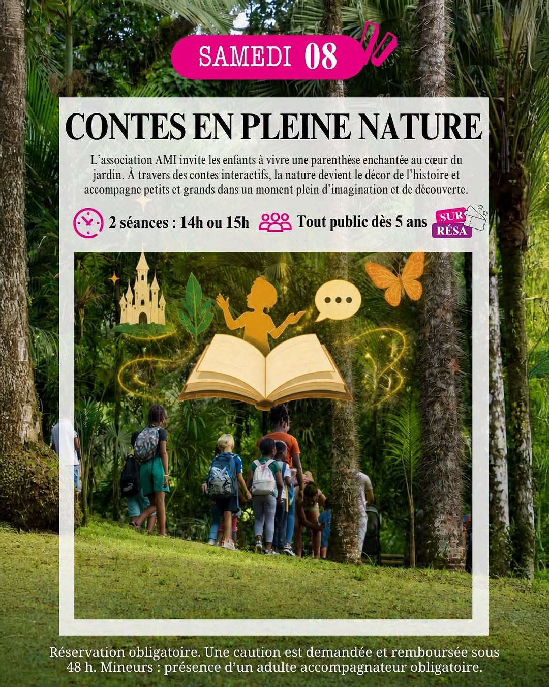 Contes en pleine nature au Jardin de Balata à Fort-de-France – Le Guide Timoun