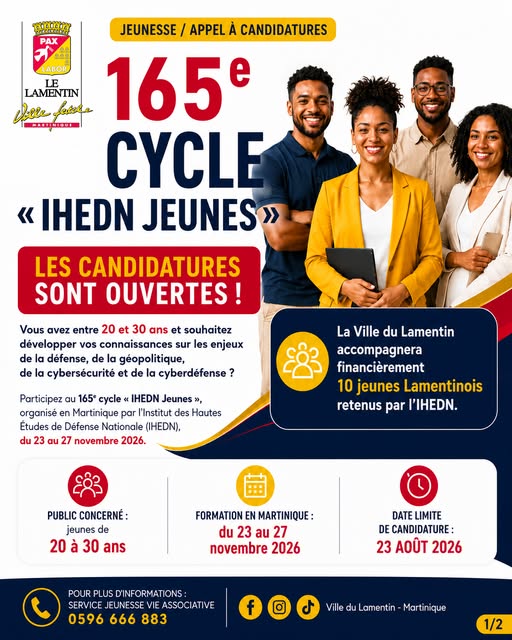 165ᵉ cycle « IHEDN Jeunes » : les candidatures sont ouvertes