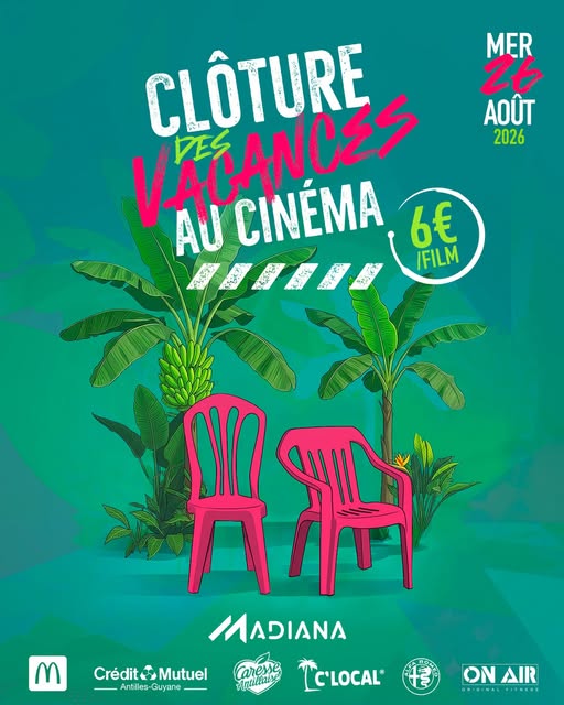 Clôture des vacances au cinéma à Madiana