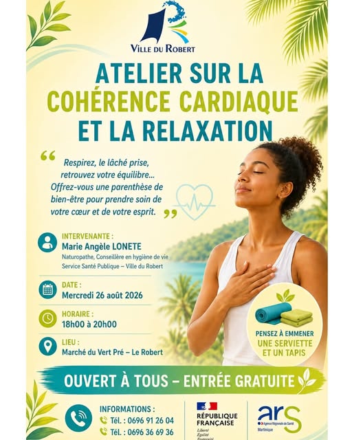 Atelier sur la cohérence cardiaque et la relaxation à Le Robert – Le Guide Timoun