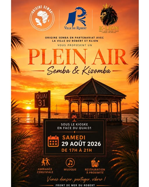 Semba et Kizomba en plein air au Robert à Le Robert – Le Guide Timoun