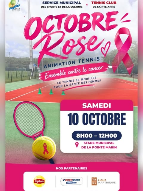 Octobre rose - Animation tennis